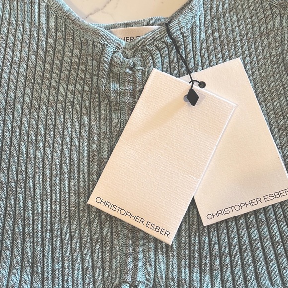 Super Sexy Christopher Esber Ruched Disconnect Cami Dress - NWT - XS!! - Picture 7 of 11